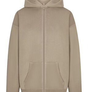 SKIMS French terry oversized Neutral Tan Hoodie size M new with tags